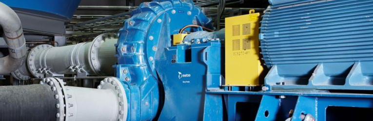 metso slurrypompen in bedrijf